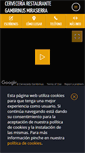 Mobile Screenshot of cerveceria-gambrinus-madrid.com